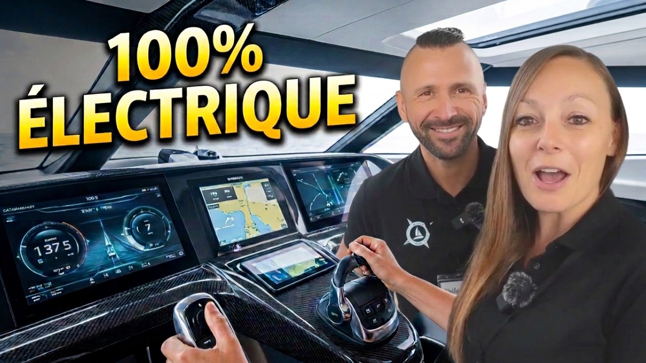 ⁣Le CATAMARAN du FUTUR existe déjà… et on l’a visité ! 😮