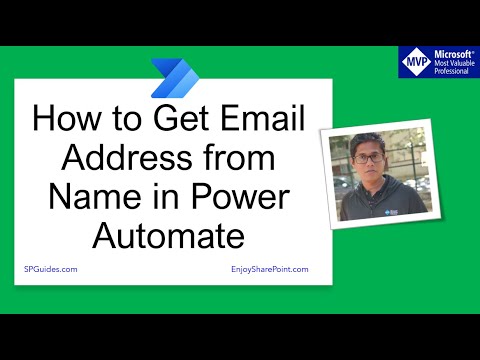 Get Email Address from Name in Power Automate |  Search for users (V2) and Get user profile (V2)