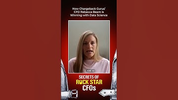 How Chargeback Gurus’  CFO Rebecca Beam is Winning with Data Science