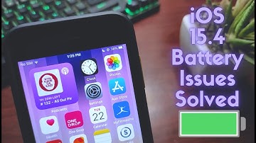 iOS 15.4: Fix all BATTERY issues 🔋
