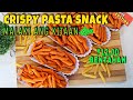 Crispy pasta snack w costing  crunchy pasta crackers  trending street food meryenda 2020