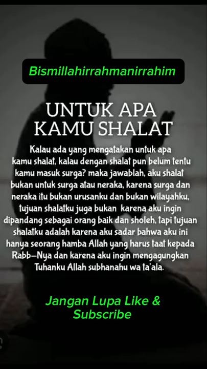 Karena aku Sadar bahwa aku ini hanya seorang hamba Allah,,,