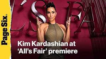 Kim Kardashian stuns in Schiaparelli at red carpet premiere of Ryan Murphy’s ‘All’s Fair’