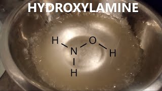 Homebrewing hydroxylamine