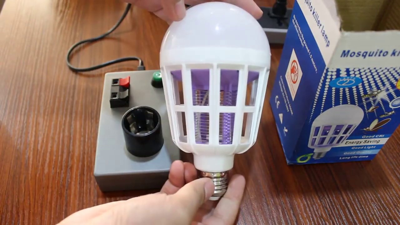 Moskiller Led Bulb MOSQUITO KILLER LED BULB - YouTube