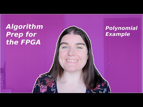 Algorithm preparation for the FPGA: A polynomial window example