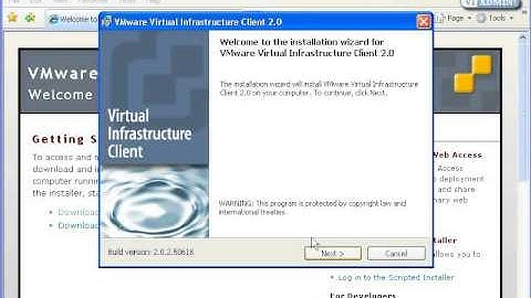 How To Connect To VMWare ESX Server Access VMWare Virtual Center 3.x (VI3)