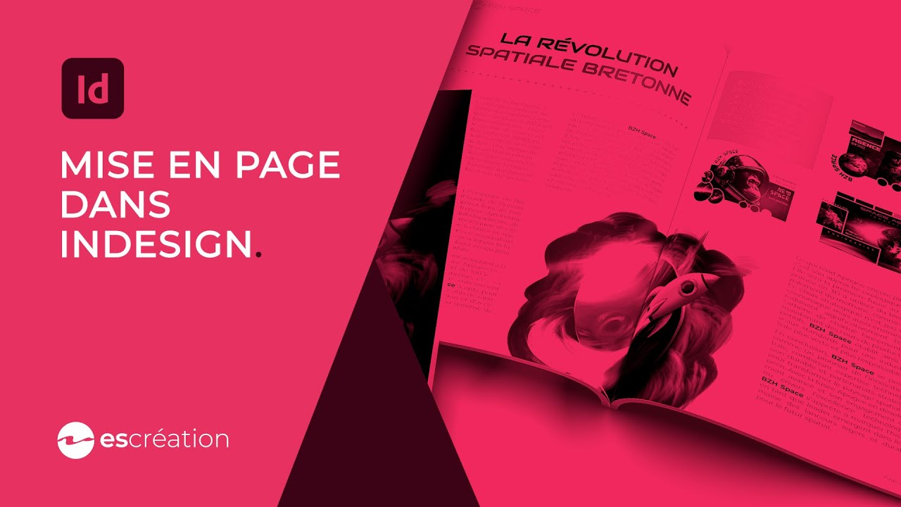 Mise en page sur InDesign - YouTube