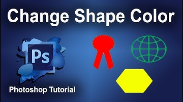 How to change fill color of Shape in Adobe Photoshop CS6 2017