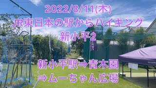 2022/8/11(木) JR東日本の駅からハイキング　新小平2