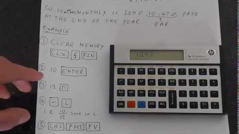 HP12C (Platinum): How to Calculate Effective Annual Rate (EAR)