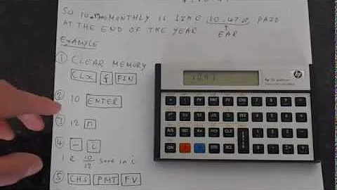 HP12C (Platinum): How to Calculate Effective Annual Rate (EAR)