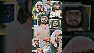 Girls Vs Boys Funny Shorts