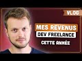 Mes revenus de dveloppeur freelance cette anne 