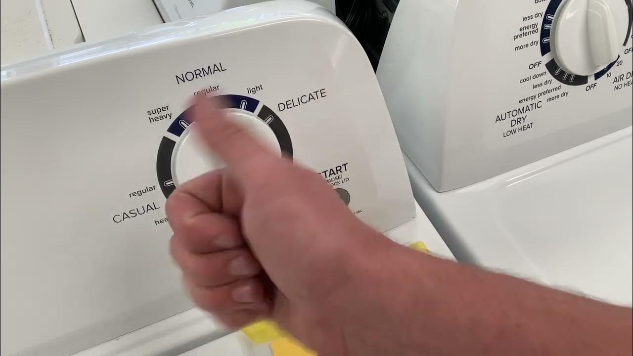 Whirlpool Washer Calibration How & Why YouTube