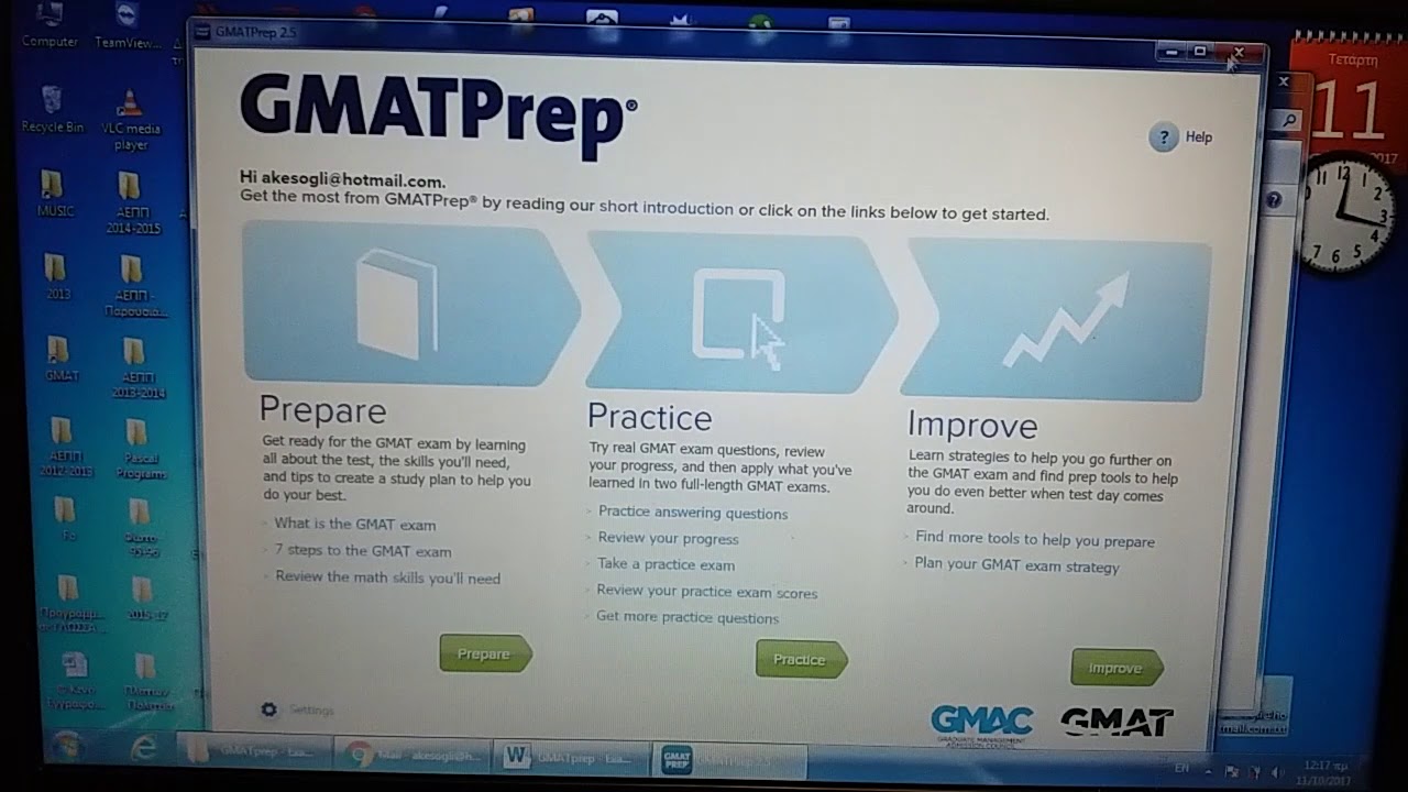 Gmatprep GMATprep - Exam Pack 1 - Installation & Activation failure - YouTube
