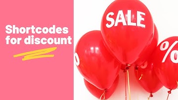Using Shortcode in conditional discount offer