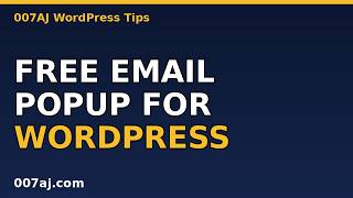 How to Add an Email Popup in WordPress (Free Plugin, 6 Steps)