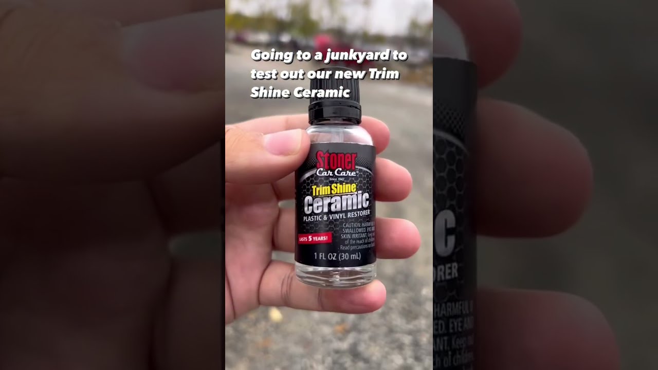 Why you need Stoner Trim Shine for auto detailing! 