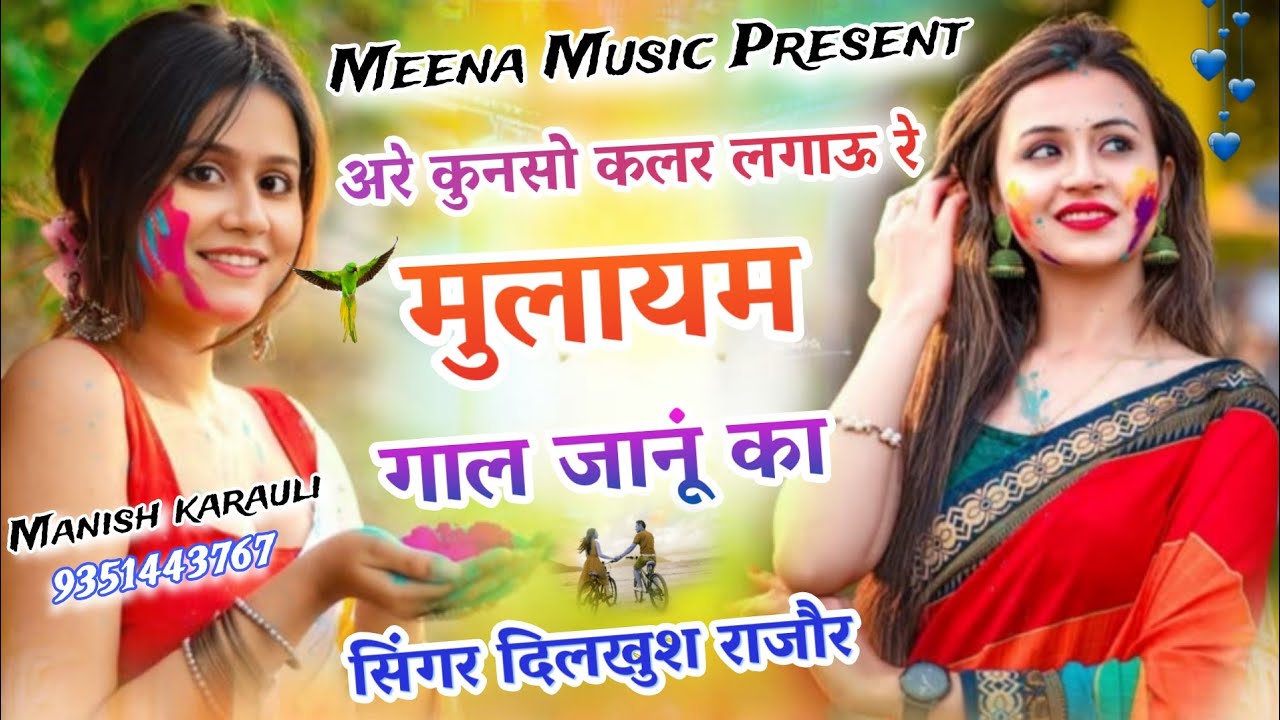 Meena Song 2026 कुनसो कलर लगाऊ रे मुलायम गाल जानूं का ! मोपे रंग मत डारे यार म्हारी भाभी बहम डांटेगी