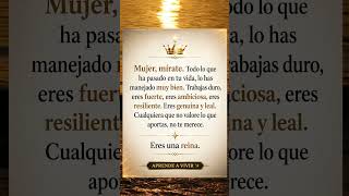 No cualquiera merece a una mujer como tú 👑🔥 #mujer #valor #amorpropio