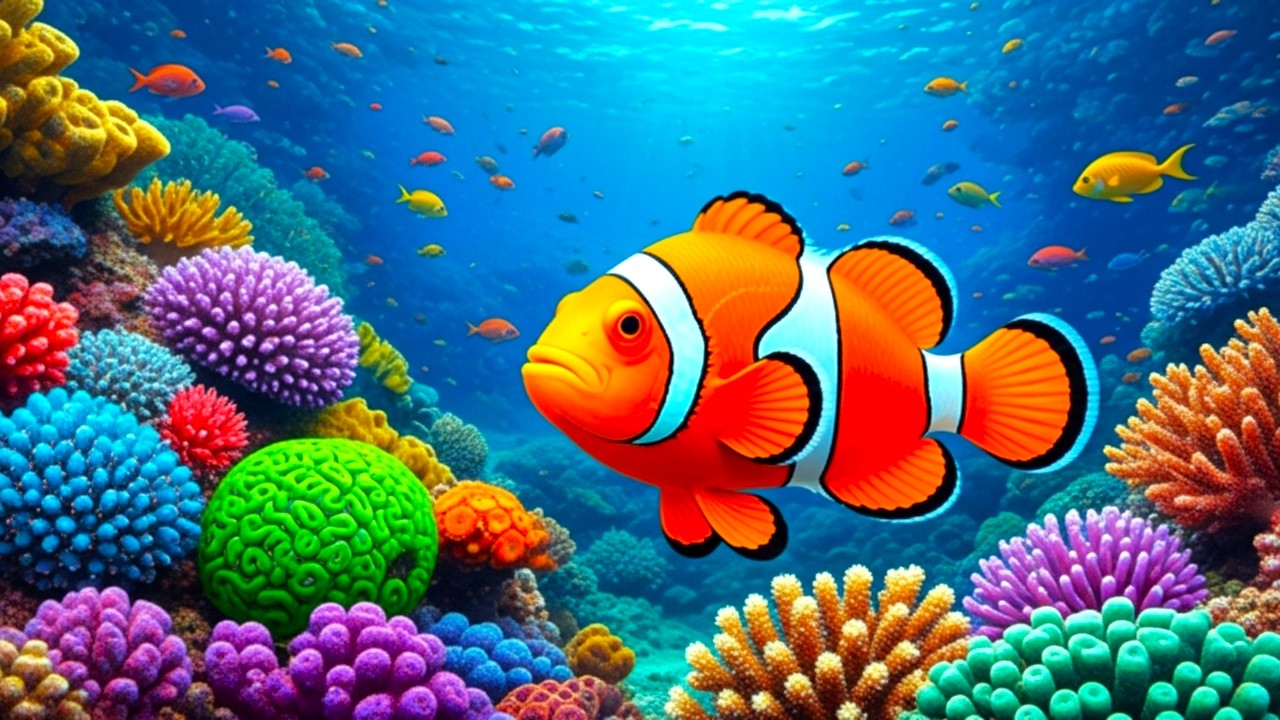 The Best 4K Aquarium - Dive Into The Mesmerizing Underwater Realm, Sea Jellyfish, Coral Reefs #8