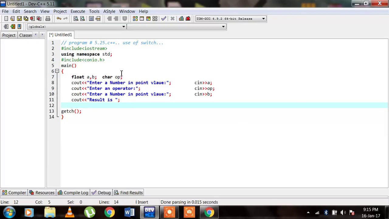 How to use switch in c++..? - YouTube