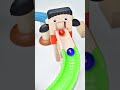 *Marble Run Race ASMR * Colorful marble rolling sound & Rainbow color track