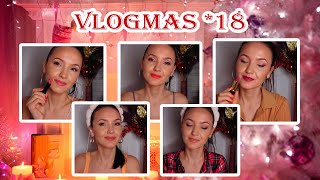 VLOGMAS *18. 5 макияжей каждое утро на работу с палеткой ABH NORVINA Vol. 4. Что думаю о палетке?!