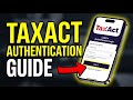 How to authenticate with TaxAct for State and Federal Filing Access - Beginner Guide