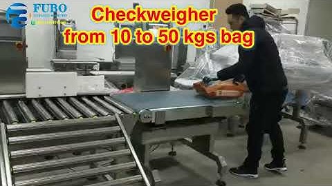 10 to 50 kgs Checkweigher for woven bags