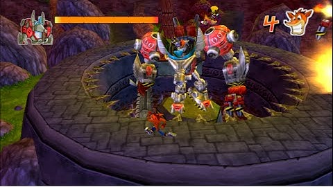 PCSX2: Crash Twinsanity HD - Boss 1: Mecha Bandicoot (1080p True-HD)