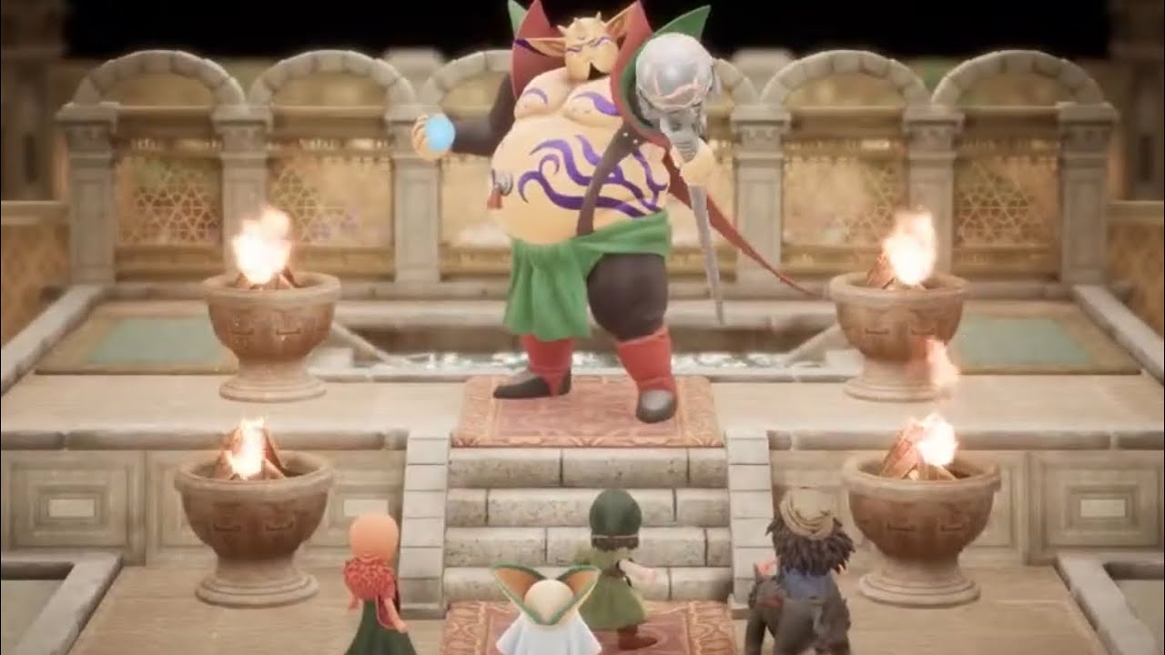 【DQ7R】※極限低レベル+最小撃破数　アントリア戦