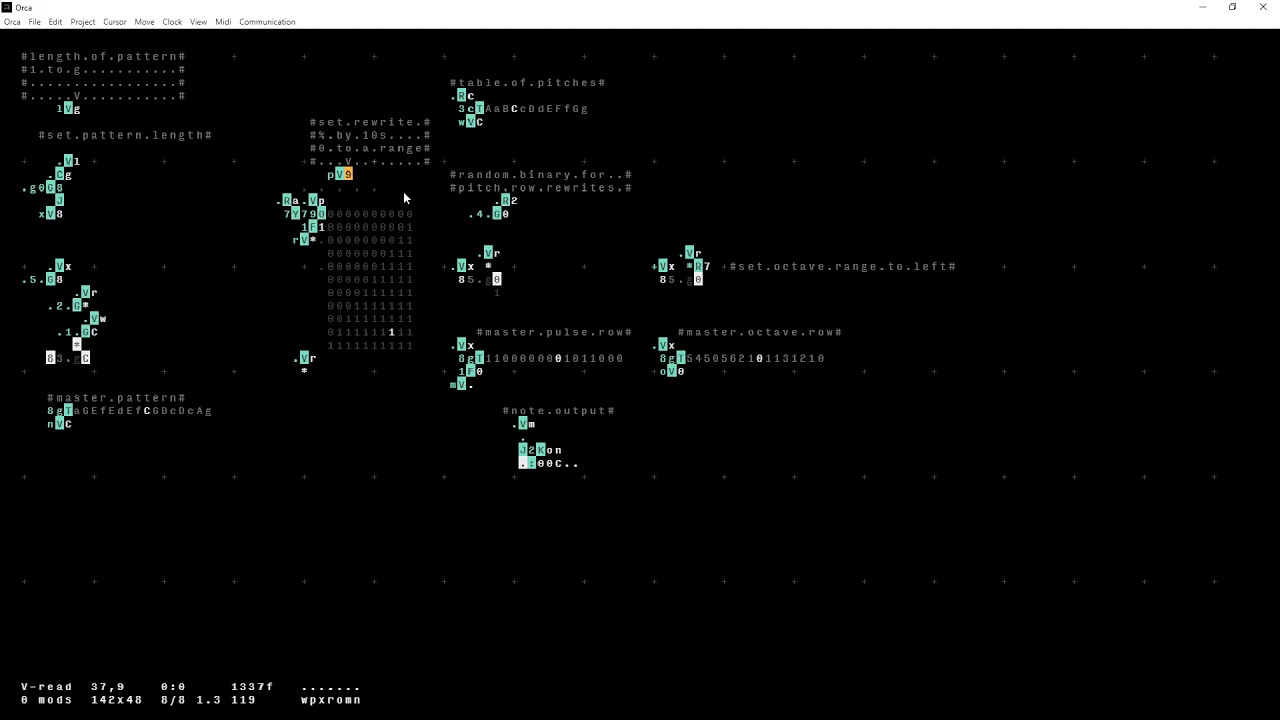Orca Coding ORCA coding - simulated