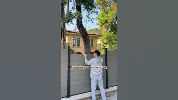 Do you like wpc fence? #wpc #mexytech #backyard #yard #fence #install #garden