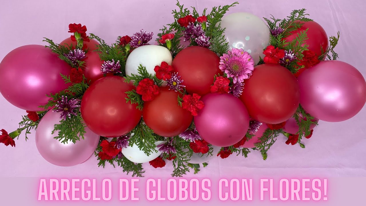 Ramo De Flores Con Globos Rojos, Proyecto