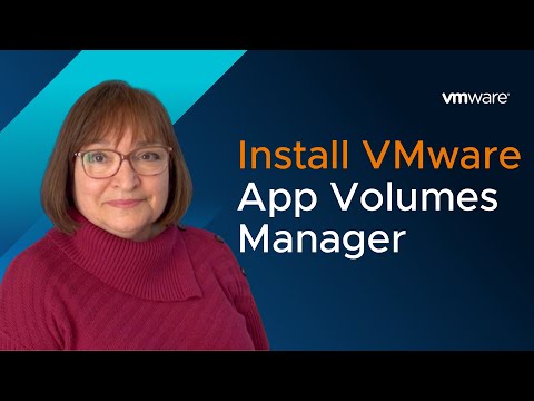 Installing VMware App Volumes Manager