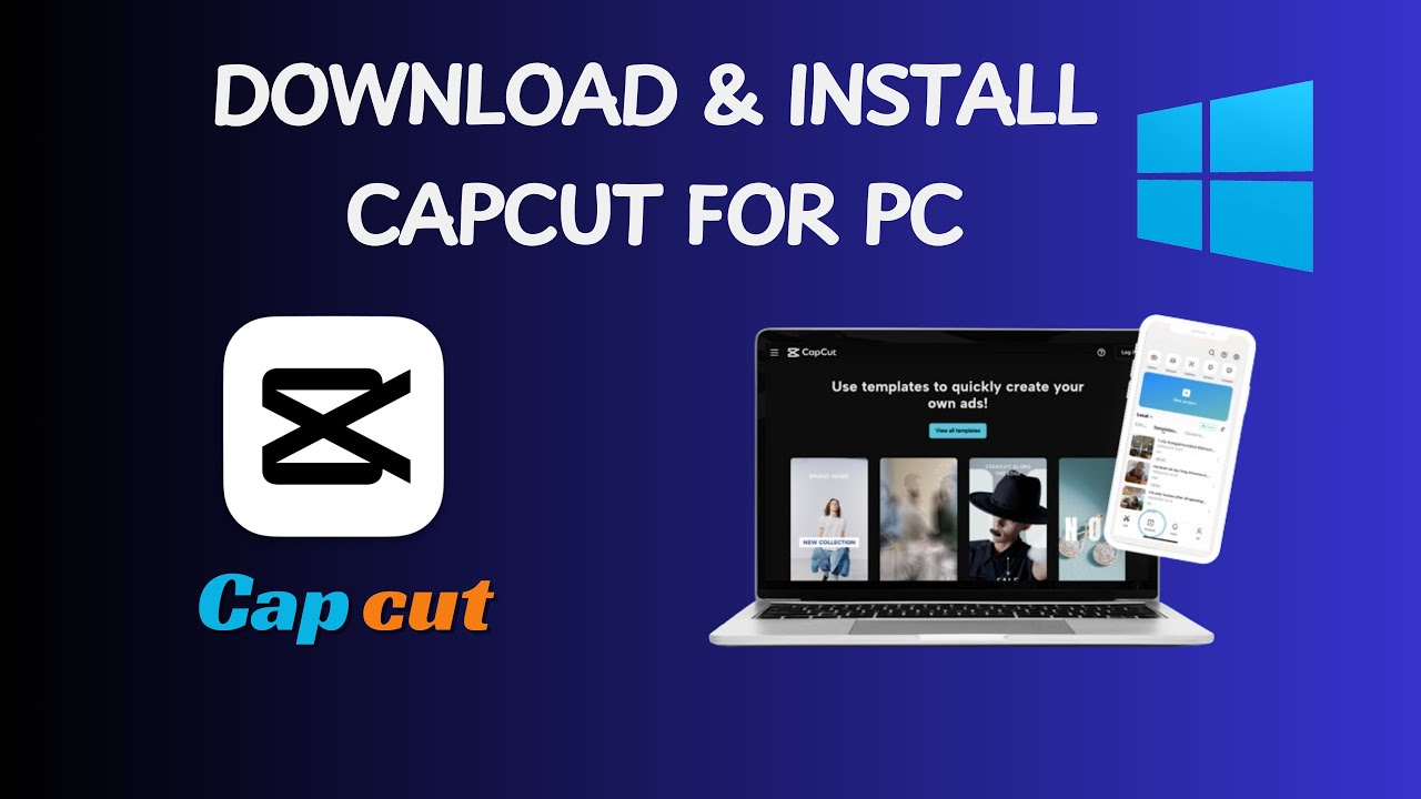 How to download and install Capcut on PC without VPN - YouTube