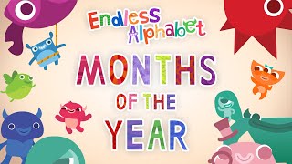 Endless Alphabet #2 - Learn the Months of the Year with Talking Letters | Originator Games