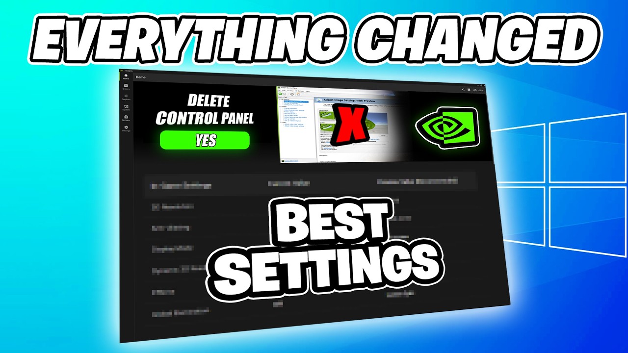 I Tested the BEST NVIDIA App Settings So You Don't Have To! 🟩 (Huge FPS Boost!)