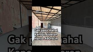 Minimalist Canopy Doesn't Need an Expensive Alderon Roof Only 480k/m
