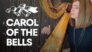 Video thumbnail of "Carol of the Bells (Harp Cover) + Lever and Pedal Harp Sheet Music"