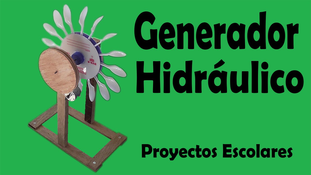 compacto Biblioteca troncal Amante Proyectos - Generador Hidráulico De Energía Eléctrica (muy fácil de hacer)  - YouTube