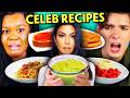 We try celebrities viral recipes cheezy takis pizza toast  avocado pudding