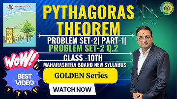 Q.2 Problem Set 2 | Math II Class 10th Maharashtra Board New Syllabus