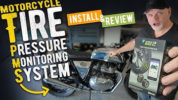 FOBO Bike 2 TPMS Install & Review of Motorcycle Tire Pressure Monitoring System