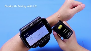 UROVO Bluetooth Ring Scanner, Portable 1D Barcode Scanner, Wearable 2D Code Ring Scanner