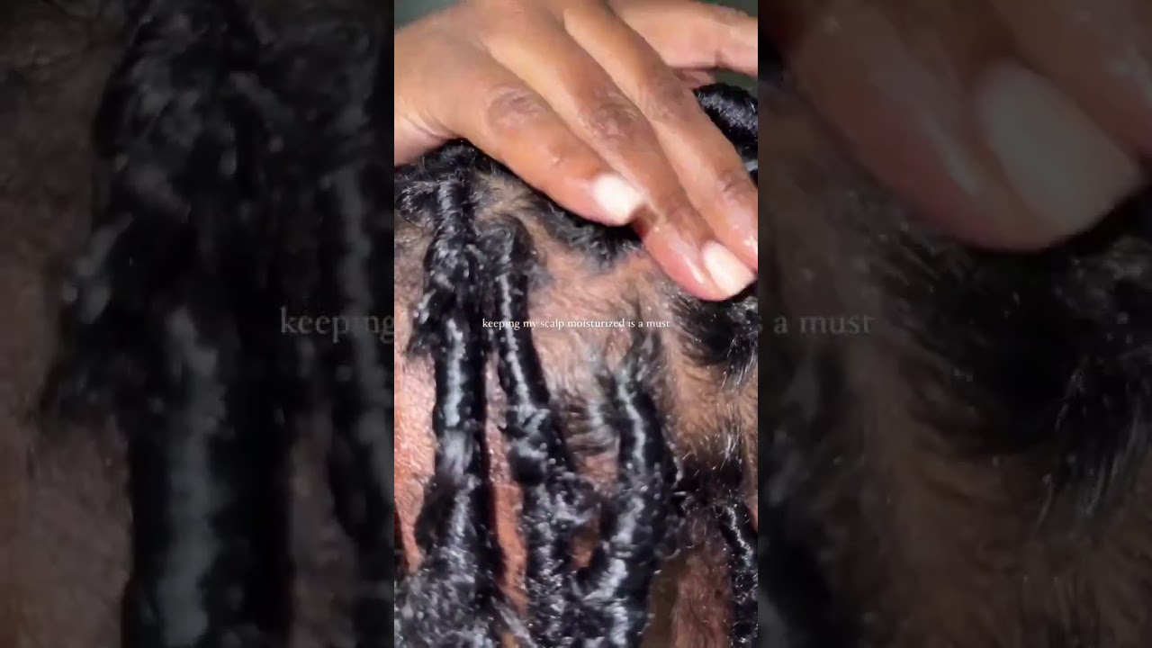 Our Brand Ambassador @cmyketo is making sure to keep her scalp moisturized while it’s in a protectiv