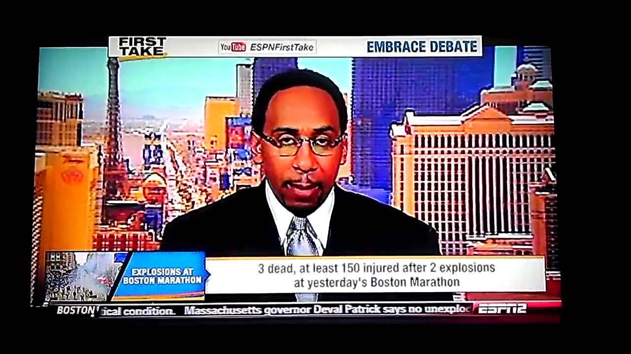 ESPN First Take | Boston Marathon Explosions - ESPN Sport First Take