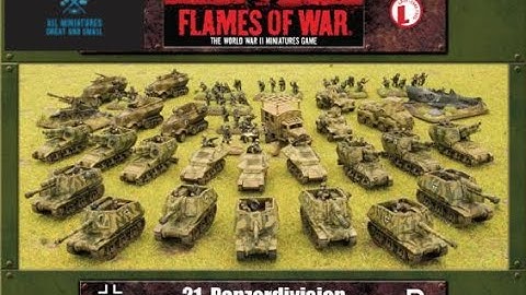 Flames of War - 21st Panzer Box Set Review and Unbox